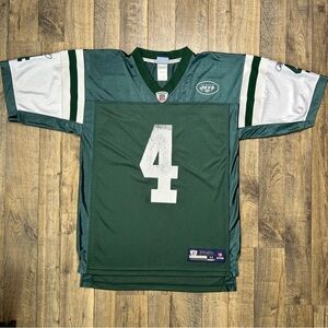 Brett Favre New York Jets Jersey Mens Medium Green NFL Football Reebok